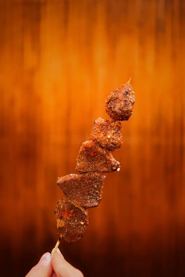 燒孜然手切雞腎串