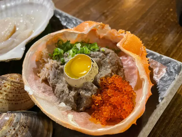 蟹味噌甲羅燒