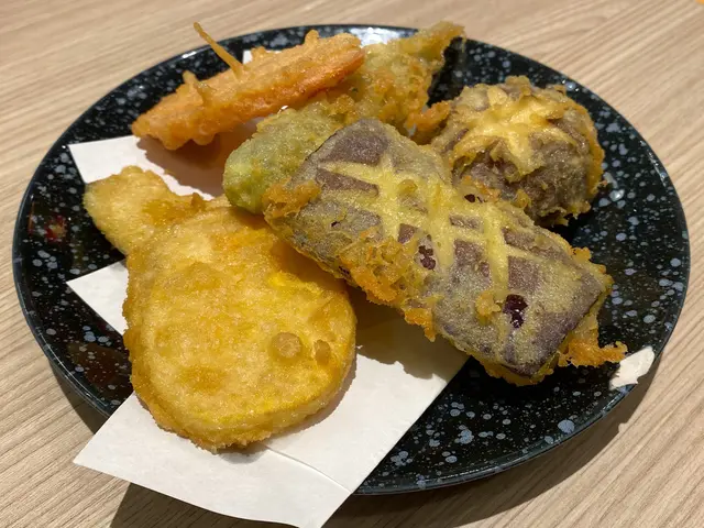 當中至愛炸南瓜片呢！