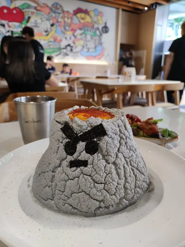 鳥卒卒火山 忌廉蟹肉磨菇飯