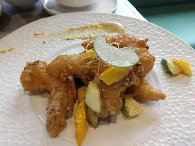 法式芥末蛋黃醬素蝦