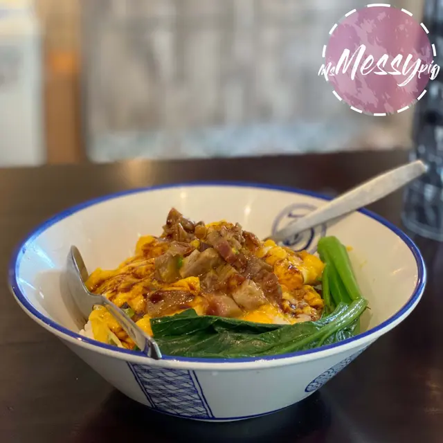 招牌香蔥滑蛋叉燒飯($58)