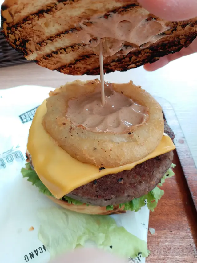 素食植物牛肉芝士漢堡