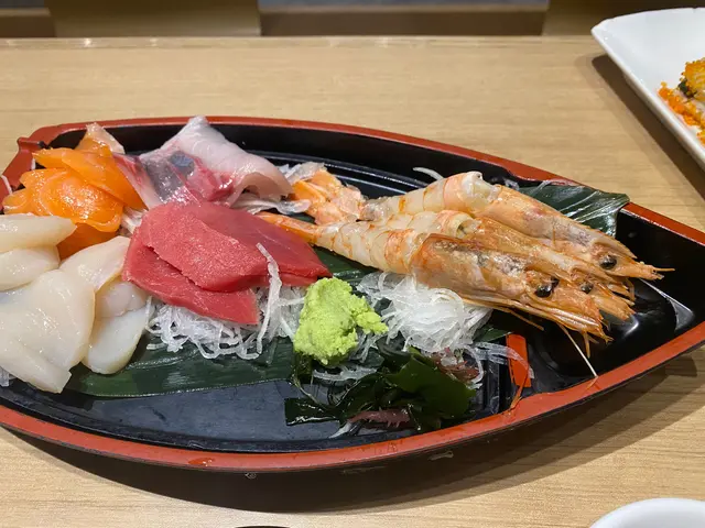 刺身船盛五點