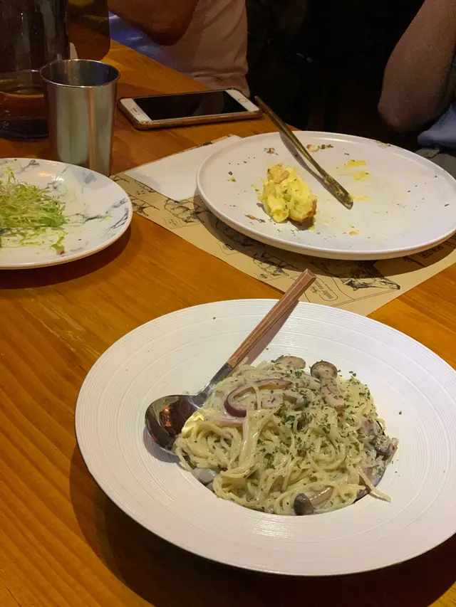 黑松露野菌天使麵