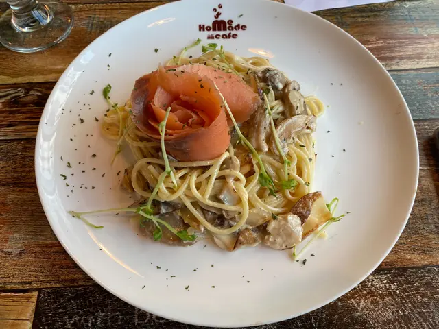 忌廉煙三文魚意粉