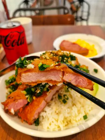 葱油猪扒饭