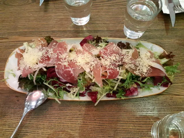 青蘋果咸火腿沙律