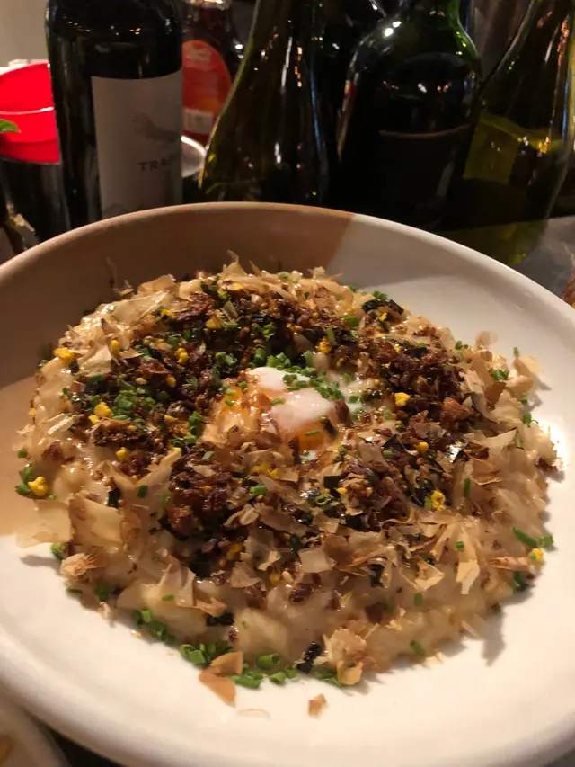 Burnt onion risotto
