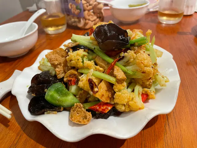 干扁椰菜花