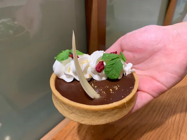 紅桑子朱古力撻