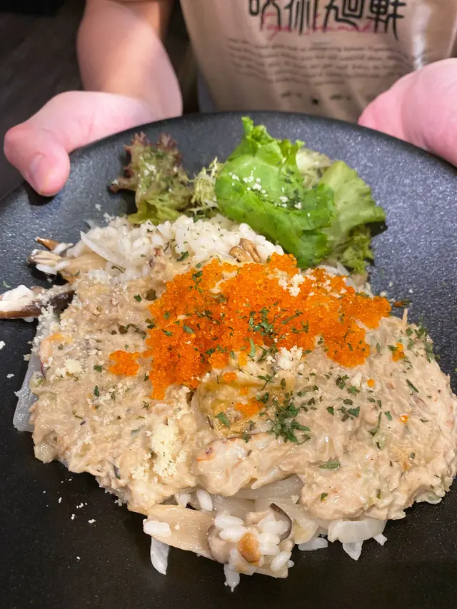 忌廉蟹肉意大利飯