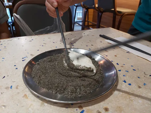 奶奶麻糬配黑芝麻