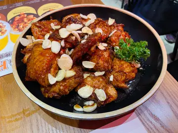 蜜糖蒜香烤鸡（无骨）