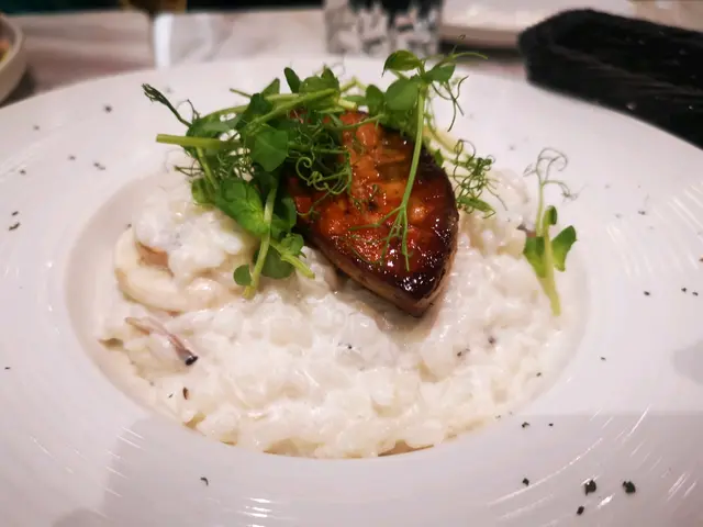 意大利飯用上白汁煮淋,粒粒分明