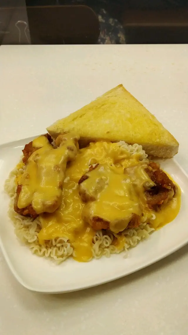 芝士豬扒撈一丁