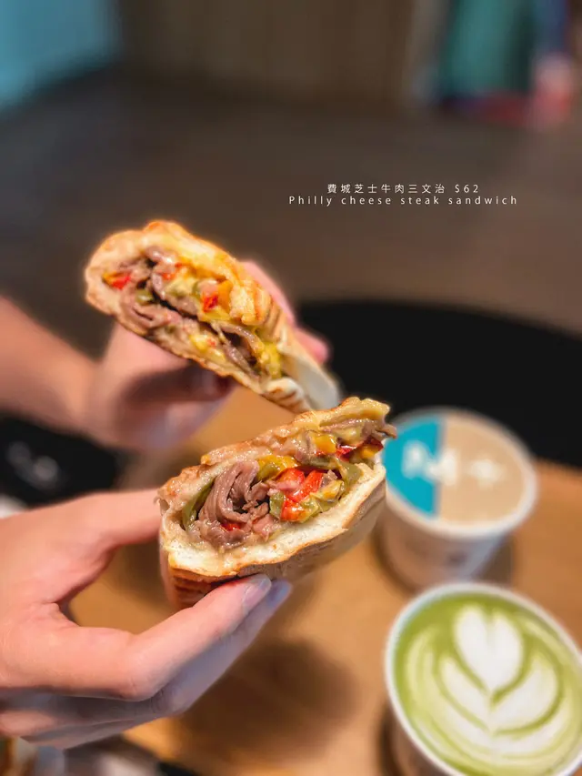 費城芝士牛肉三文治