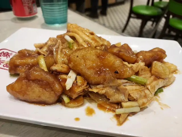 枝竹炆炸魚塊
