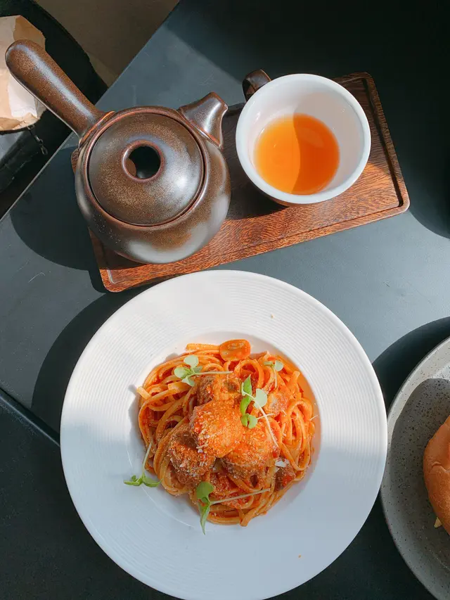 辣茄醬肉丸意粉