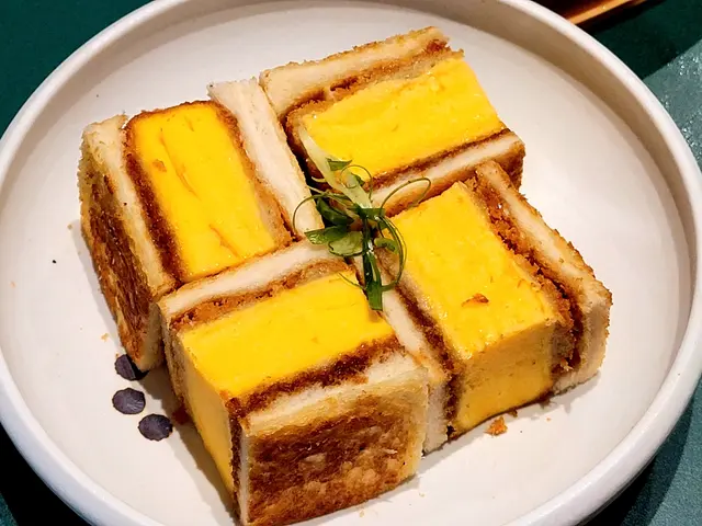 超人氣厚切吉列玉子三文治