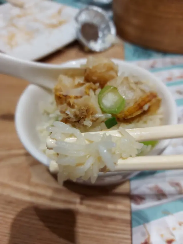 帆立貝籠仔荷葉飯