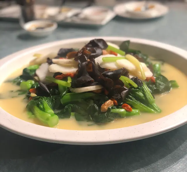 鮮淮山杞子浸時蔬