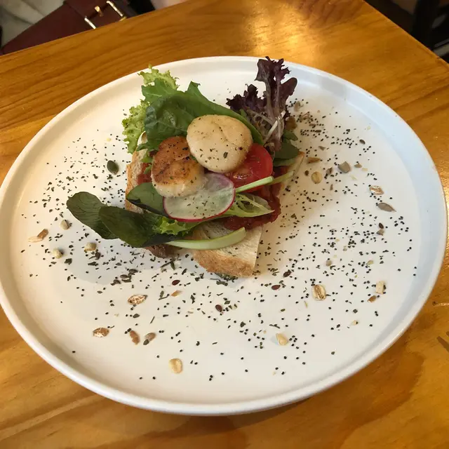 香煎日本帶子多士