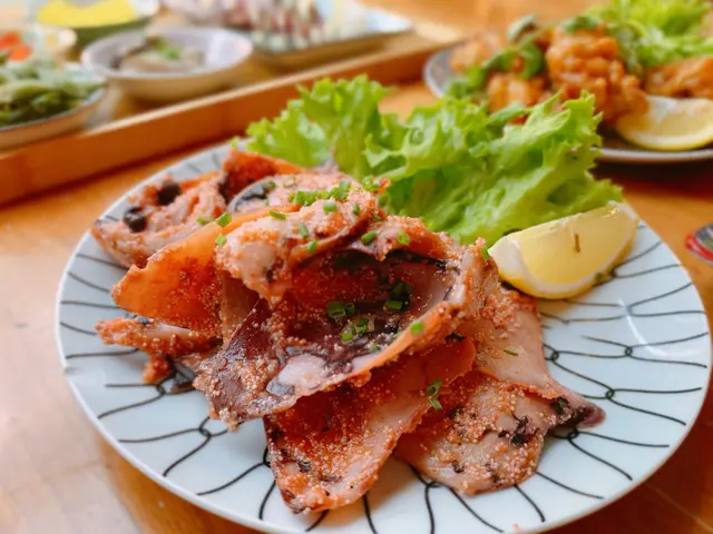 熱炒魷魚拌明太子醬