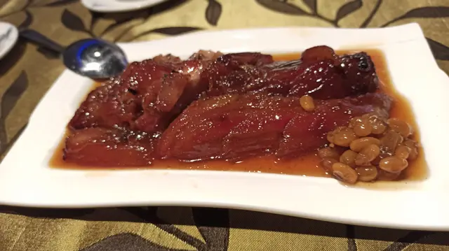 蜜汁手切黑豚肉