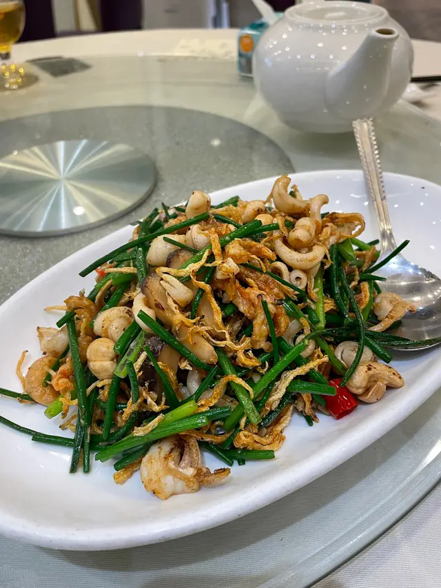 韭菜花銀魚小炒皇