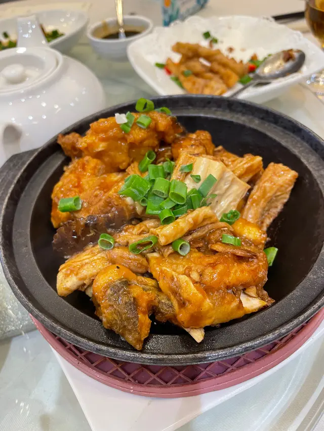 枝竹涼瓜炆龍躉頭腩