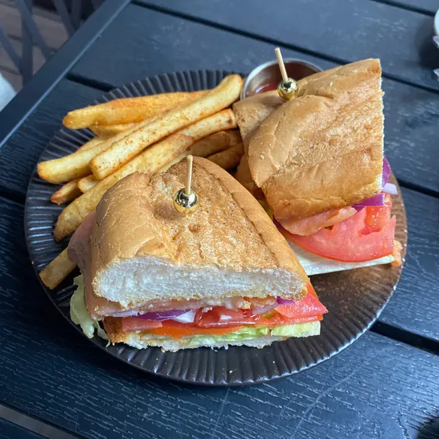 Smoked Salmon French Samdwich