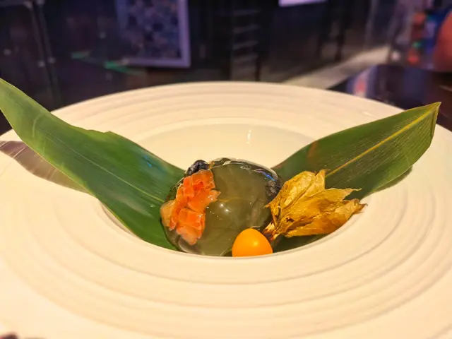 水信玄餅配雜莓醬