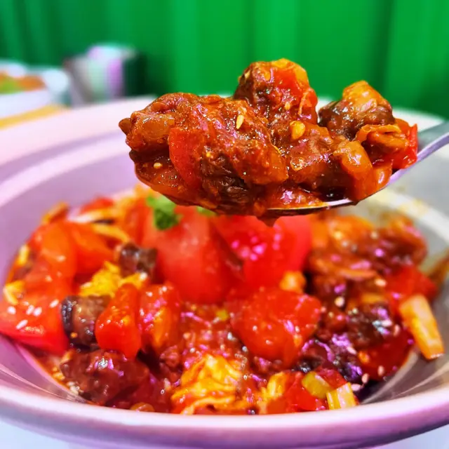 堅鮮茄蛋牛柳粒飯