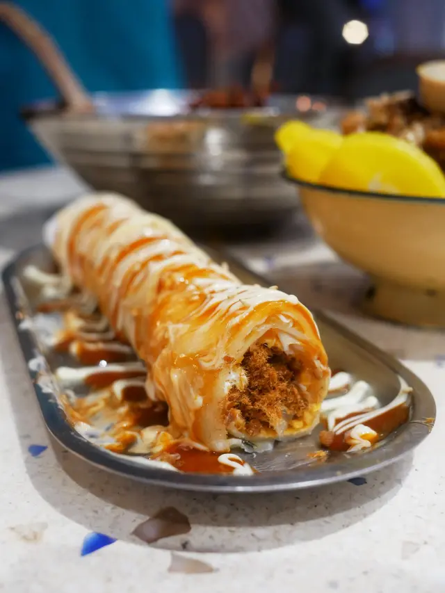 台式肉鬆榨菜蛋餅