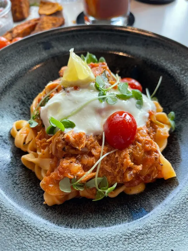 Spicy Salmon Bolognese