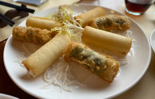 酥炸海苔卷 拼 香酥脆奶卷