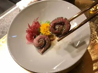 北海道秋刀魚刺身