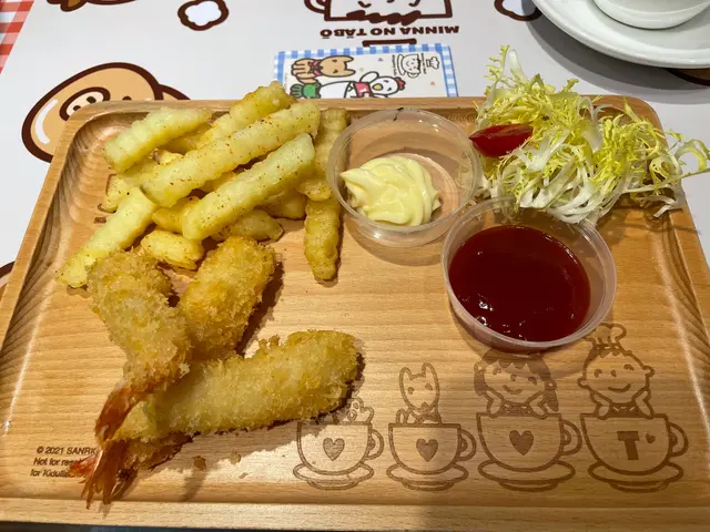 吉列蝦拼盤小食