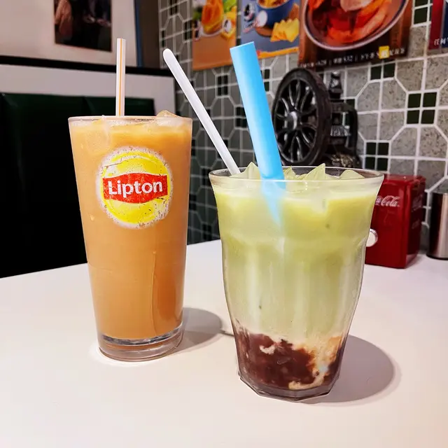 皇牌紅豆抹茶 & 鴛鴦