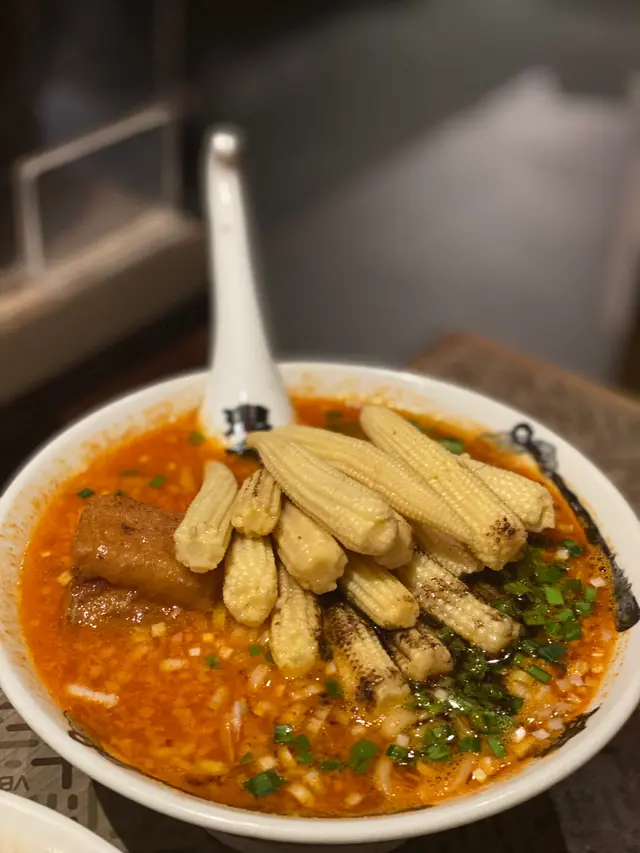 玉米荀辣麻味噌拉麵