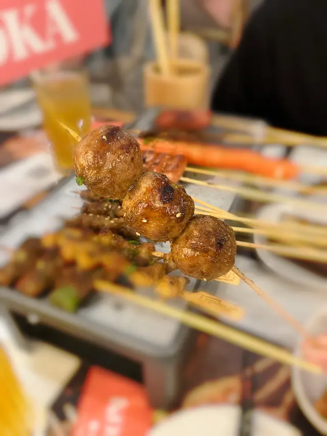 烤台灣香菇貢丸