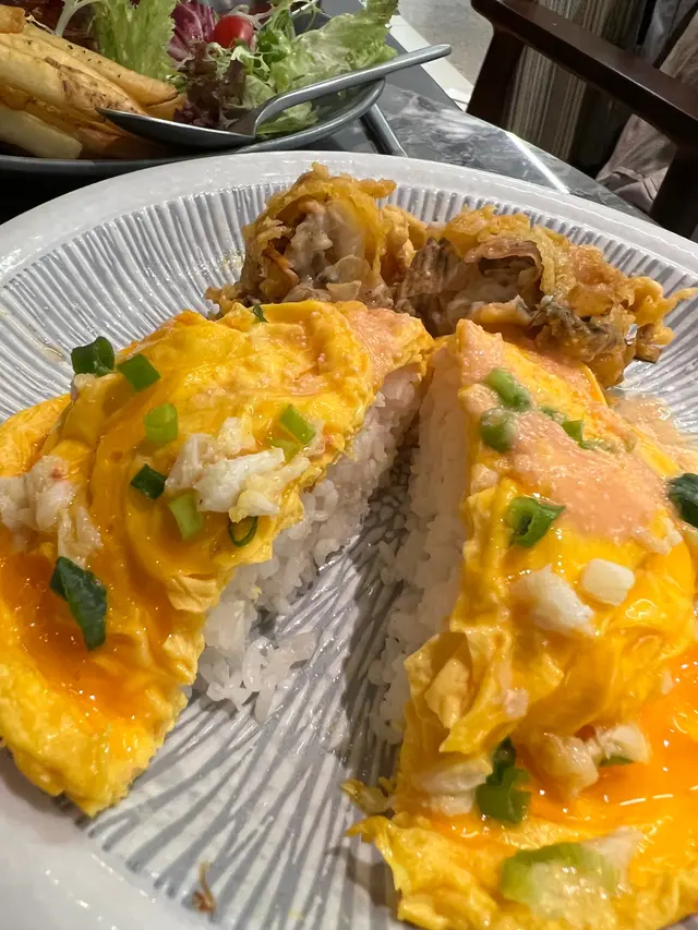 軟殼蟹蟹肉拌飯