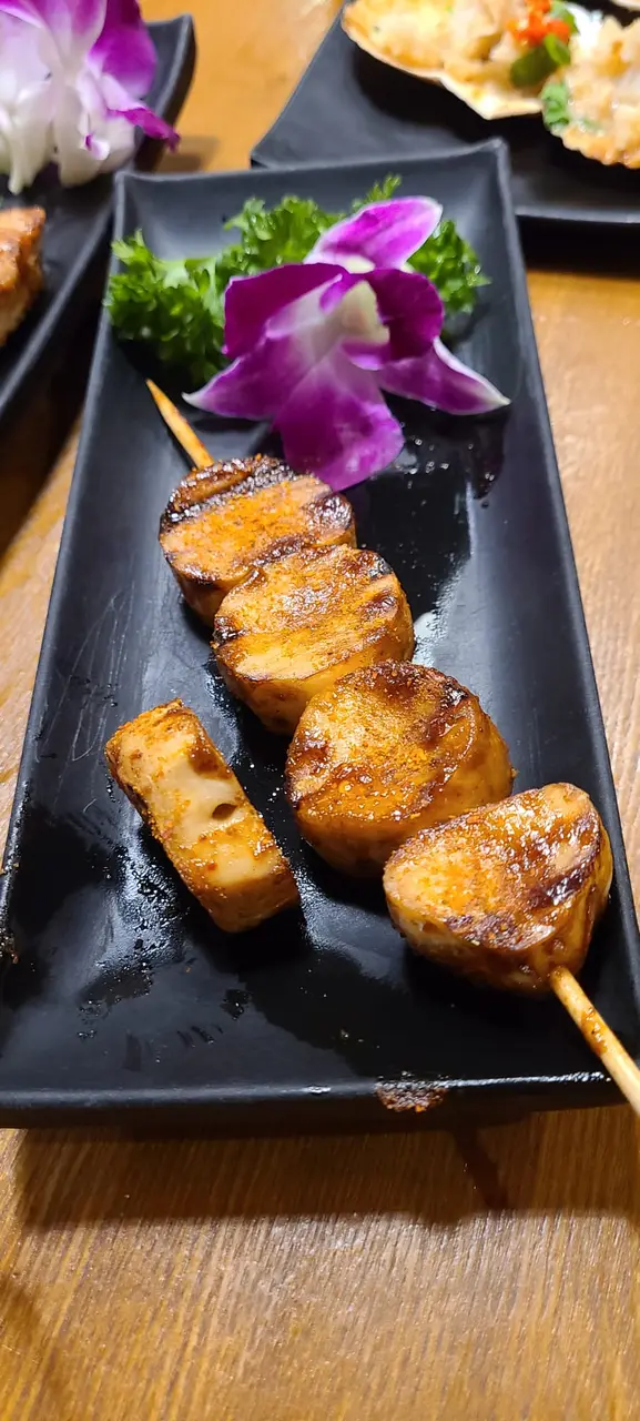 沙茶醬燒雞脾菇