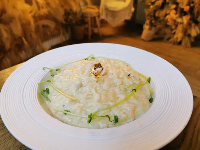 蟹膏蟹肉金箔意大利飯