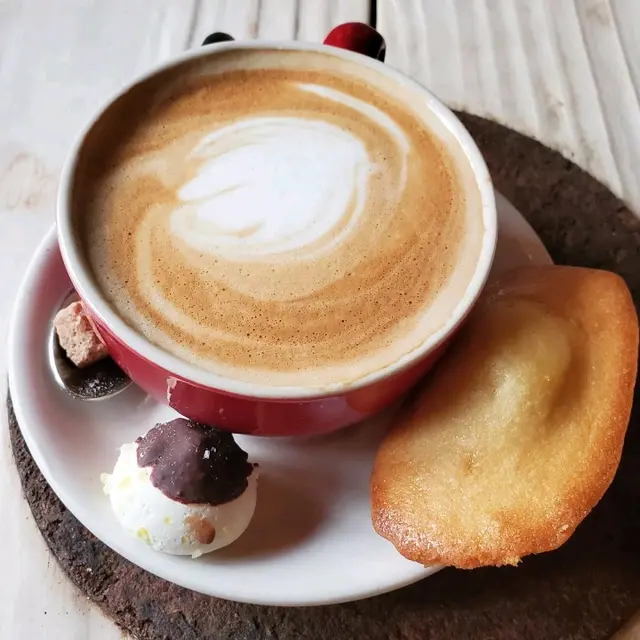 with Almond Madeleine