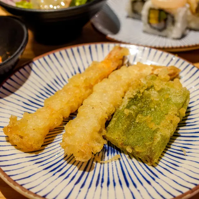 海老天婦羅, 青椒天婦羅
