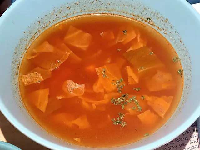 聖誕限定套餐的意大利菜湯