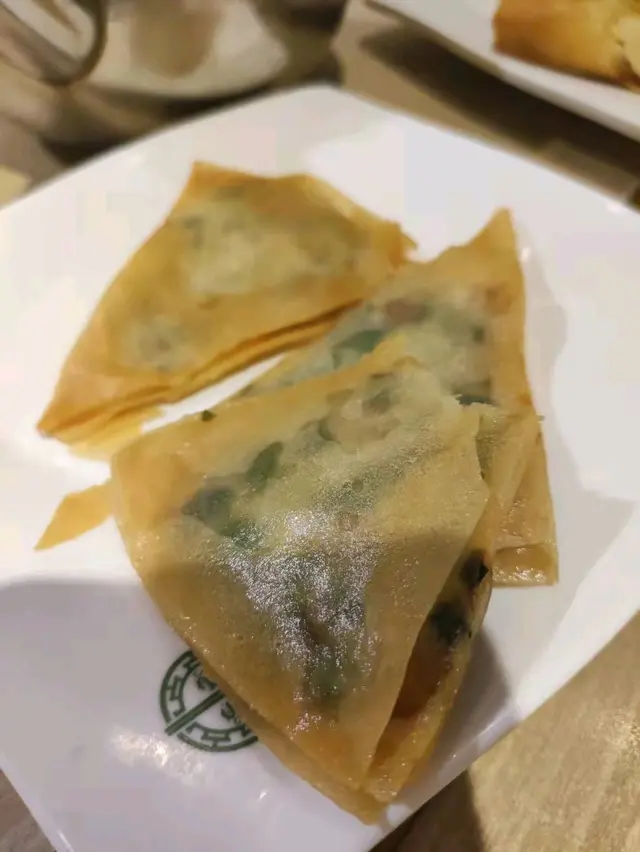 鮮肉韭菜蝦薄餅