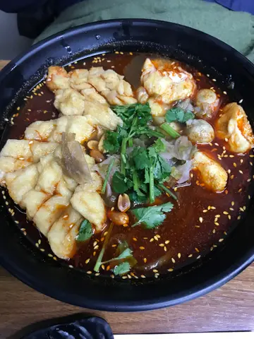 酸辣薯粉        陳皮魚蛋風琴豆卜